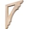 Ekena Millwork Olympic Slat Smooth Bracket, Douglas Fir, 3 1/2"W x 32"D x 36"H BKT04X32X36OLY06SDF - alternate 1
